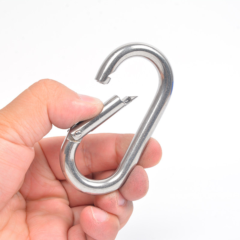 304不锈钢椭圆形弹簧扣 户外登山用品表面光亮不锈钢跑道型安全扣,农用物资,苗木固定器/支撑器,淘宝优惠券,粉丝福利购,淘宝优惠卷