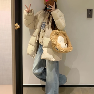 今年流行爆款羽绒服女款2025新款中长款极简风超好看冬季加厚外套