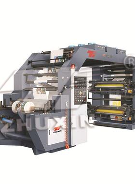 不干胶标签印刷机高速120/min重叠式四色卷筒纸印刷机