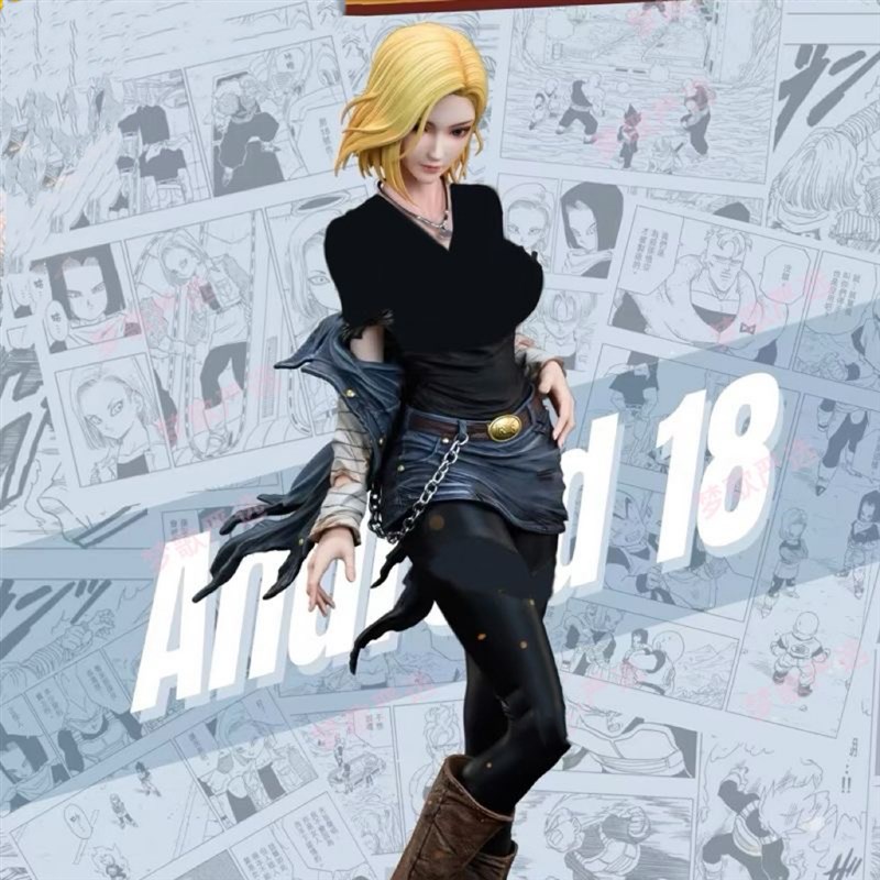 【优质版】七龙珠HB魅力18号人造人30cm女性魅力系列手办摆件机箱