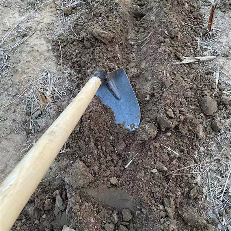 农用三角形锄头锰钢锄头镐锄除草松土犁地工具尖锄开沟搂沟镐头