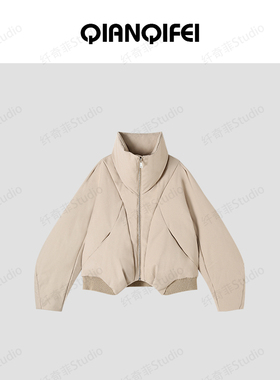 2.2F C 新款又酷又飒防风立领设计感短外套 TK5180