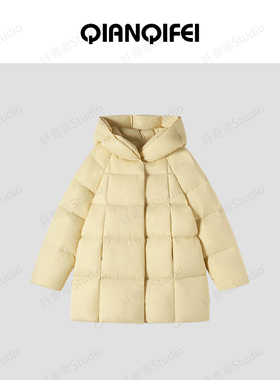 2-3F C【雪域之宝】新款云朵感面包服蓬松连帽鹅绒外套 TK5132