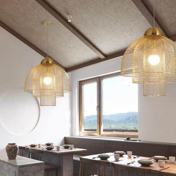 北欧设计师客厅吊灯工业风网格餐厅艺术现代轻奢酒店工程复式别墅,家装灯饰光源,智能吊灯,淘宝优惠券,粉丝福利购,淘宝优惠卷