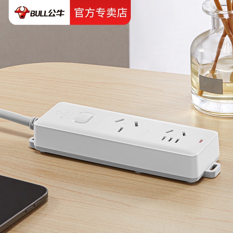 专用大功率转换器 6A安接拖线板带三孔延长插板