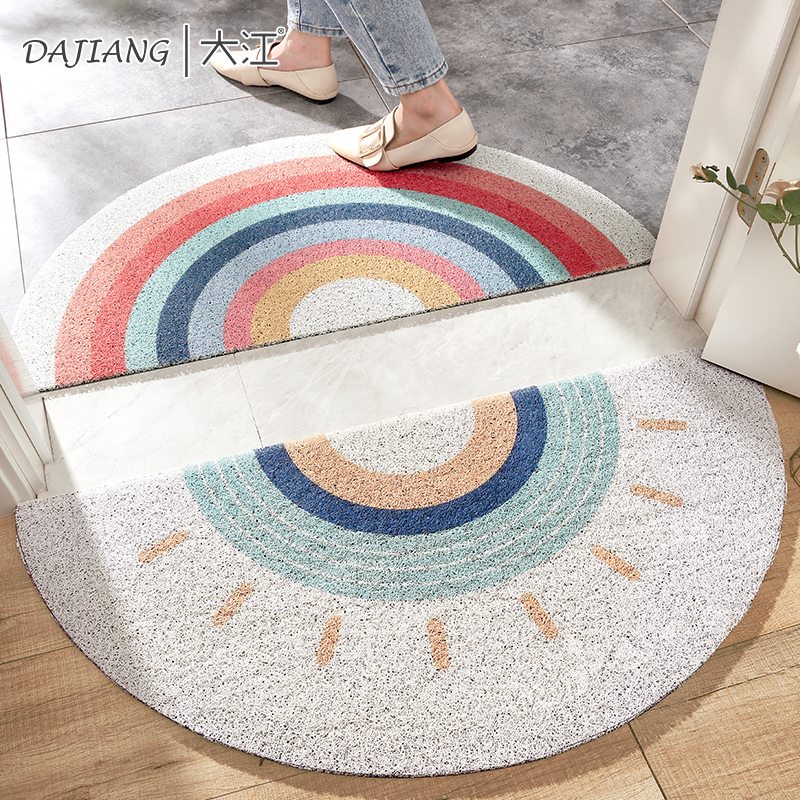 大江进门地垫入户门门垫家用玄关门户外门口半圆入门地毯