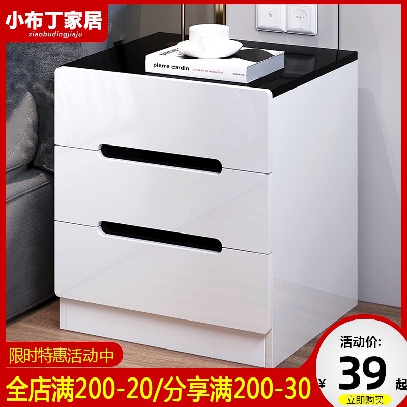 床头柜简约现卧室床边储物小柜子简易家用小型床头桌收纳置物柜,住宅家具,床头柜,淘宝优惠券,粉丝福利购,淘宝优惠卷