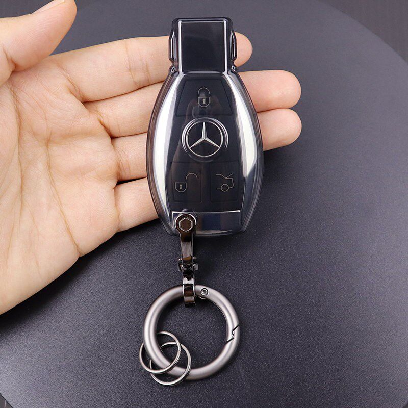 适用于钥匙套glc260 c200l gla gle320 gls400 cla级全包透明