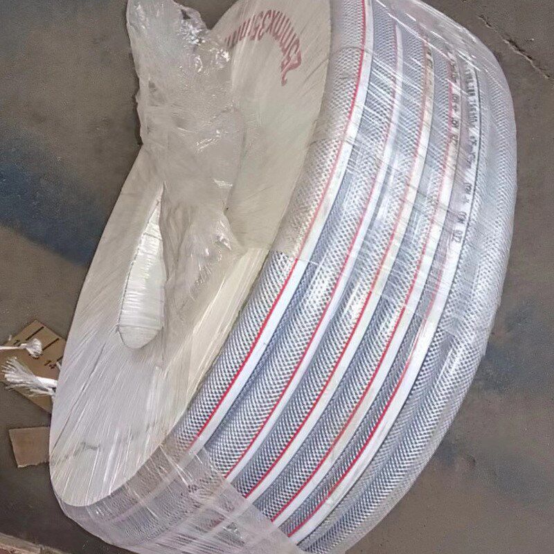 出浆管PVC网纹钢丝软管螺旋蛇皮透明水管四季柔软纤维增强出浆管
