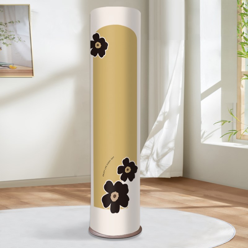 空调罩防尘罩圆形格开机不却2匹3立式圆柱柜机罩开机不取2024新品