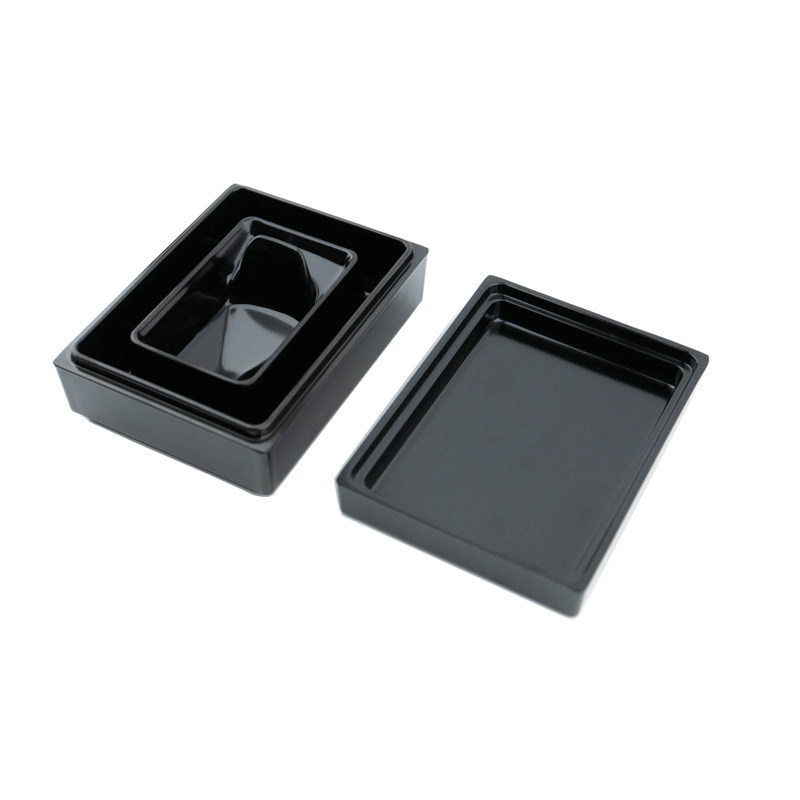 启明文房回字水墨砚台书法不干墨毛笔书法文房四宝长方形墨池