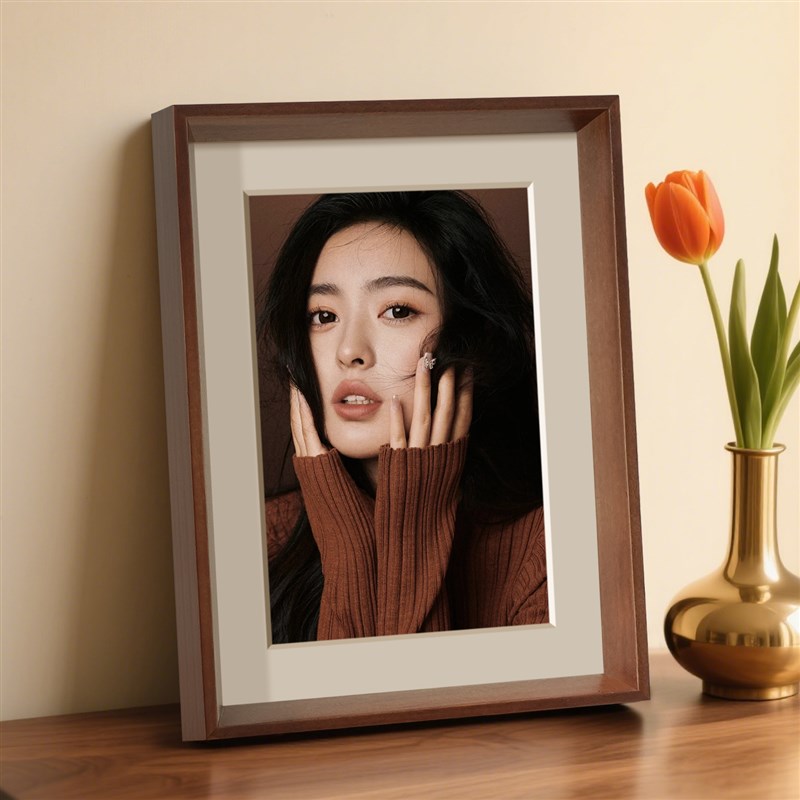 相框摆台高级感洗照片定制空框6寸7寸8寸做成相册海报画框展示架