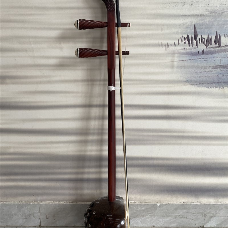 精制紫檀盘龙广东椰胡/椰胡乐器(150元是广东椰胡盒价格)