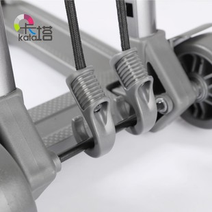 卡塔买菜车小拉车折叠式家用手推车小拖车购物车拉杆车