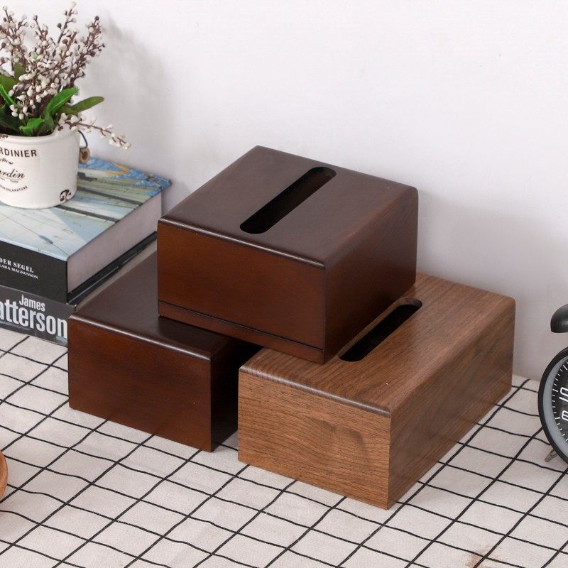 中式纸巾盒高档轻奢客厅创意抽纸盒家用木质桌面餐巾纸盒o定制,收纳整理,纸巾盒,淘宝优惠券,粉丝福利购,淘宝优惠卷