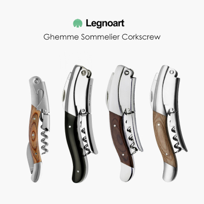 意大利进口Legnoart 不锈钢红酒开瓶器礼盒 多功能海马刀家用酒刀