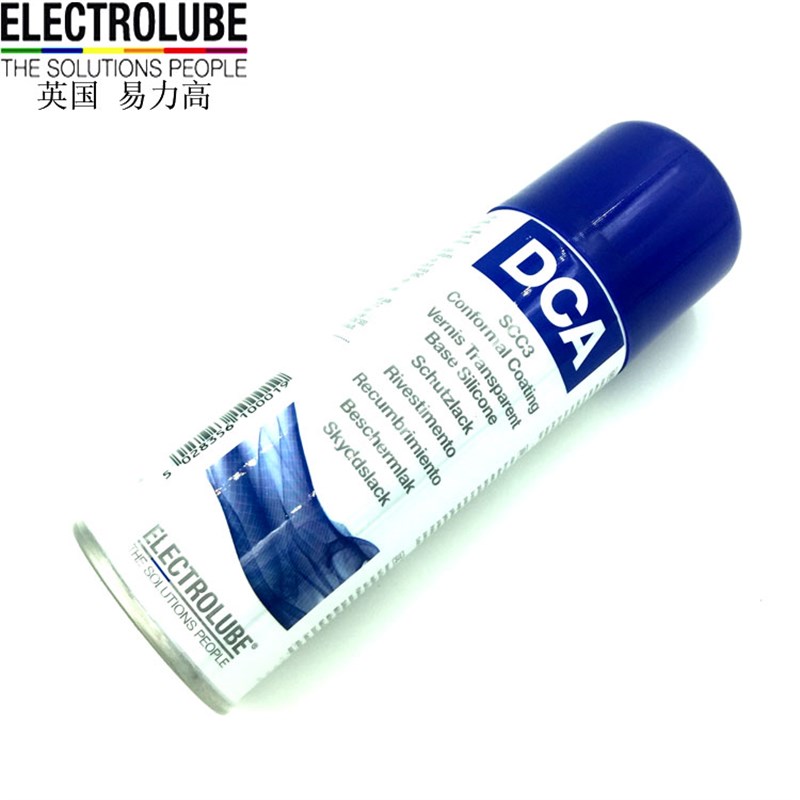 英国进口易力高DCA200H 05L 喷雾型绝缘漆 SCC3 防潮透明保护漆