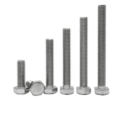 304不锈钢加长螺杆外六角螺栓M6M8M10M12M16*160x170x250-300螺丝