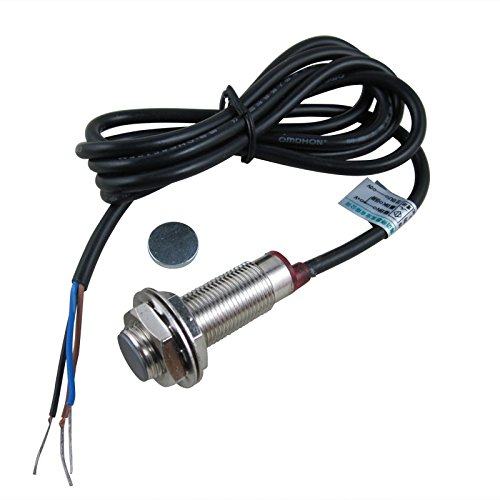 正品沪工 霍尔传感器接近开关 NJK-5002C NPN三线常开送磁铁M12