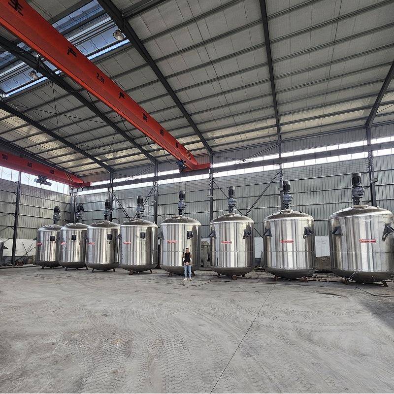 不锈钢反应釜电加热不锈钢搅拌罐农药墨汁油漆胶水挂壁搅拌罐