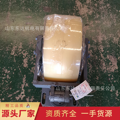 厂家货源LS30双轮滚轮罐耳 聚氨酯胶圈结构矿山提升罐道轮