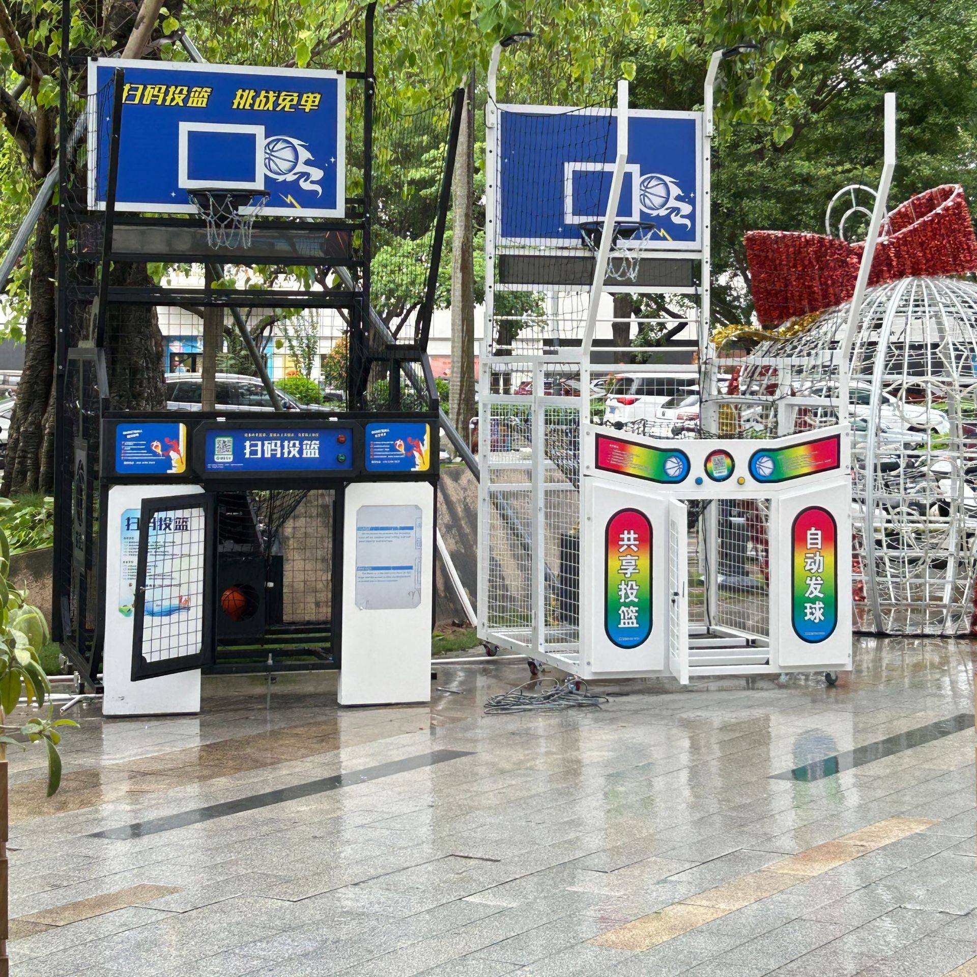 折叠款共享篮球发球机一体机共享自动投篮机器夜市商场篮球发球机,商业/办公家具,商业美陈,淘宝优惠券,粉丝福利购,淘宝优惠卷