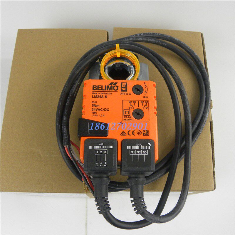 belimo搏力谋电动风阀执行器 lm24a-s 开关驱动器原装5nm 24v