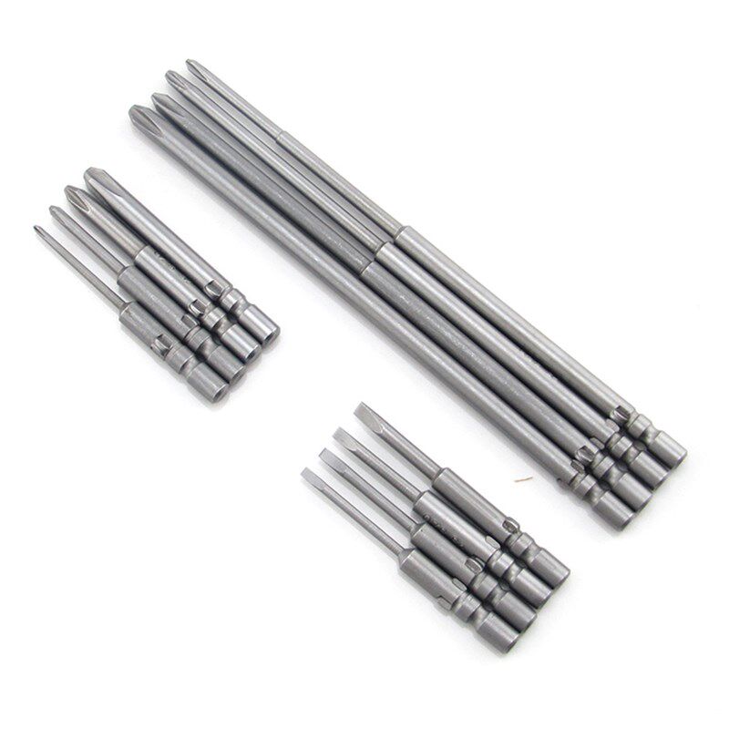 OZS S2材质800电批头 4MM一字十字电批咀 电动螺丝刀头 起子头