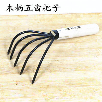 赶海工具小耙子 沙滩小杷子蛤筢子收集筛选耙子园艺农具多用耙子