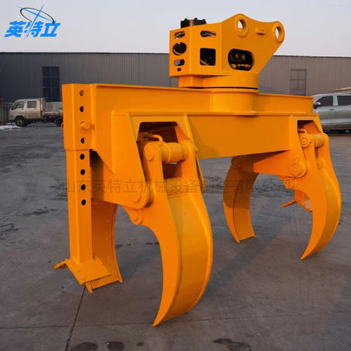 Excavator accessories: Electric pole clamp改装电线杆抱夹