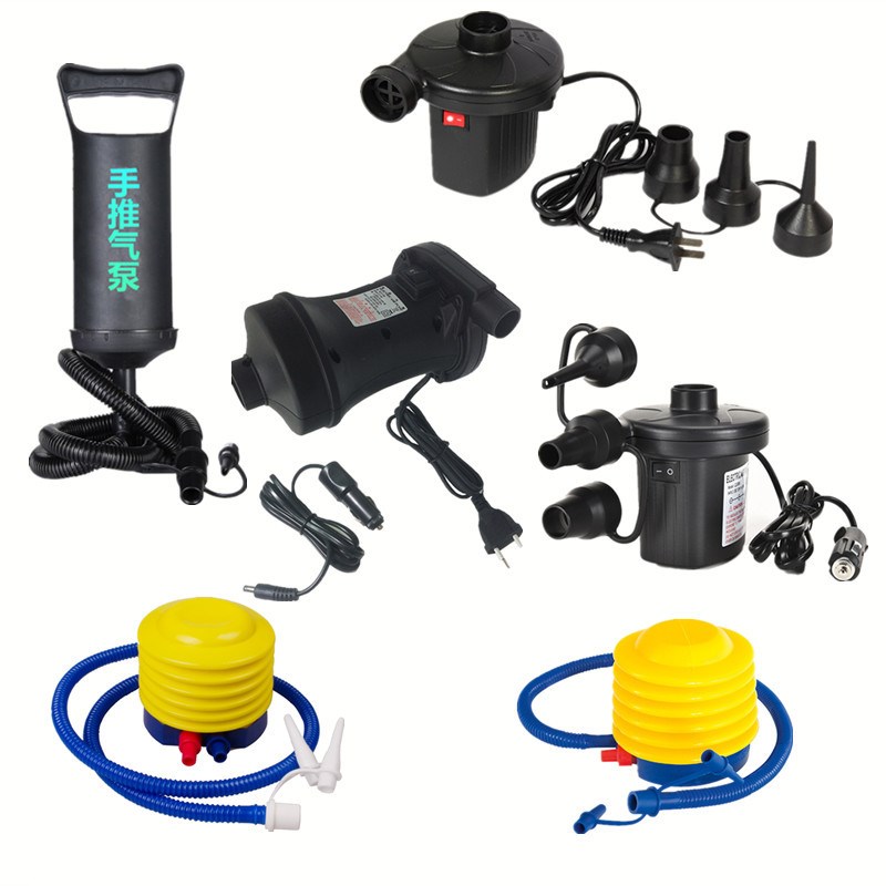 电动充气泵家用车载小型抽气泵脚踩打气筒拳击柱泳圈婚庆用品工具