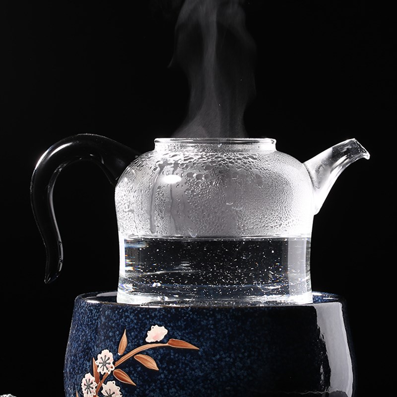 玻璃泡茶壶 家用耐热加厚玻璃茶壶大容量水壶过滤花茶壶红茶茶具