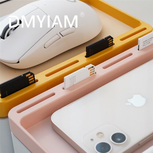 铝合金磁吸旋转收纳盒金属简约桌面首饰杂物储物整理盒 DMYIAM