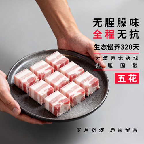 0抗0激素新鲜猪肉低胆固醇五花肉