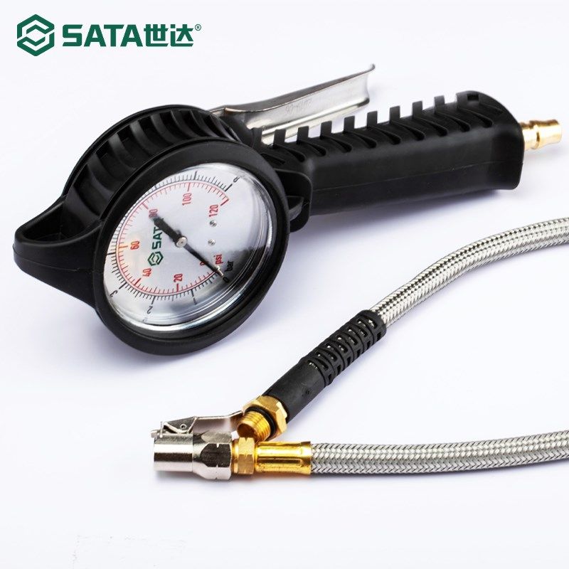 胎压表压力表数显指高精度汽车胎压检测轮胎充气枪9