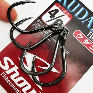 速特SH铁板钩放流钩 船钓活饵钩石斑鱼钩银色金色