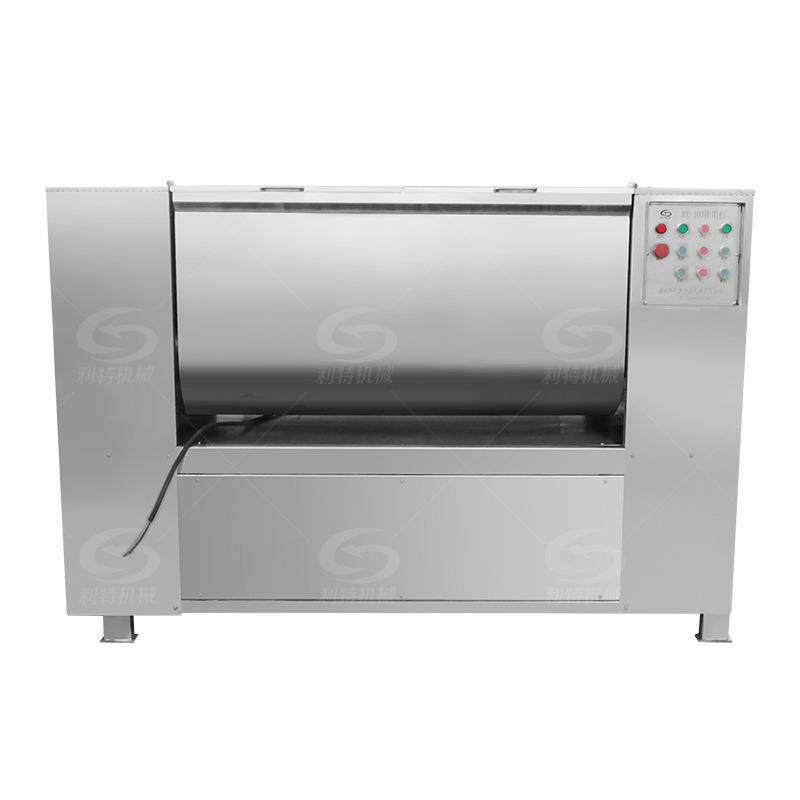 全自动水饺馅双轴拌馅机不锈钢鱼糜拌馅机器商用鱼糜真空搅拌设备