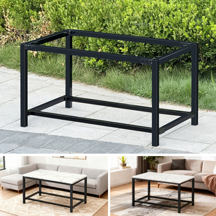 餐台饭桌腿 茶几腿支架 支撑脚 长方形桌腿支架 桌架餐台脚 桌腿