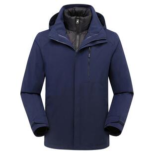 男女款冬季防寒服 YKK拉链三合一可拆卸秋冬加厚防水保暖羽绒内胆