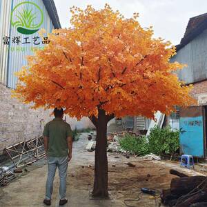 仿真榕树仿真白桦树仿真枫树橱窗商场装饰假树造景广州仿真树