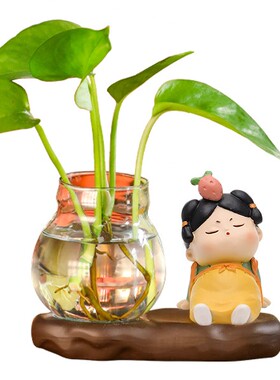 唐仕女可爱桌面房间装饰摆件客厅茶桌办公室博古架博古架创意摆设