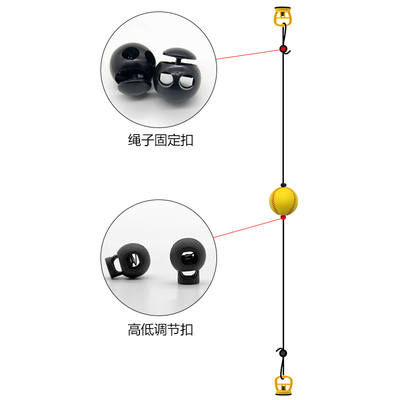 拳击散打速度球吸盘式悬挂回弹球反应能力训练器材家用实心发泄球