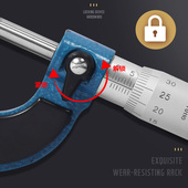 申工申韩三韩外径千分尺0 25MM高精度螺旋测微器机械千分卡尺0.01