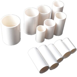 PVC穿线管直接直通电线管接头16 20 25 32 工程预埋国标加长加厚