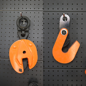 冠航钢板起重钳1吨5t模锻L横吊钩竖吊钳夹子水平吊重合金钢吊索具