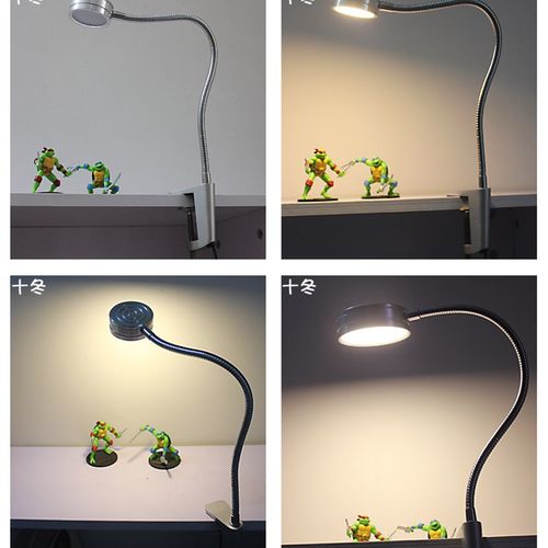 G型夹子LED护眼学习创意学生床头工作阅读台灯长臂调光6W10W超亮