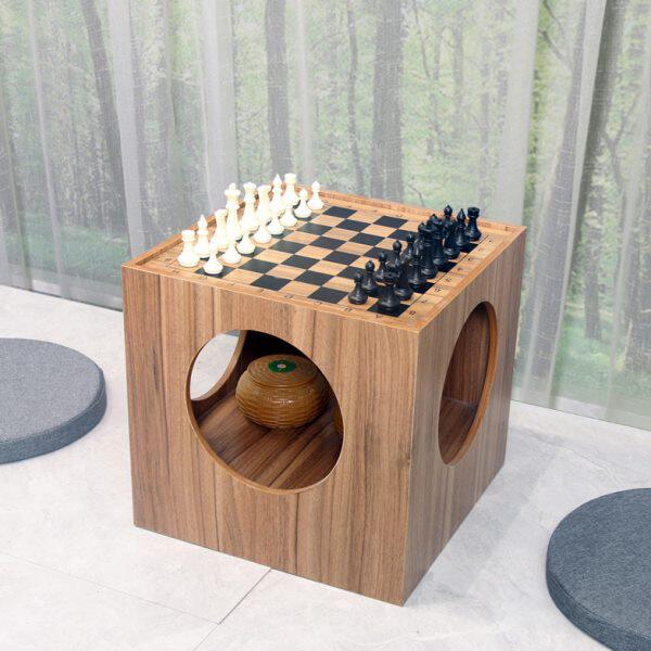 国际象棋围棋两用桌子双面二合一棋盘桌五子棋飘窗坐地榻榻米茶桌