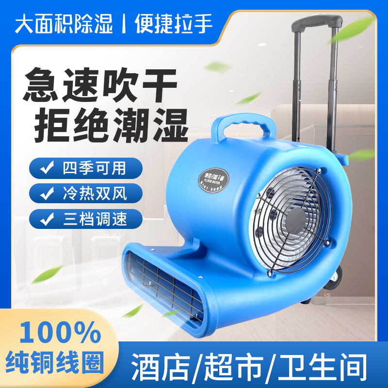 地面吹干机家用地毯式大功率干燥酒店大堂厕所除潮去湿冷热吹风机