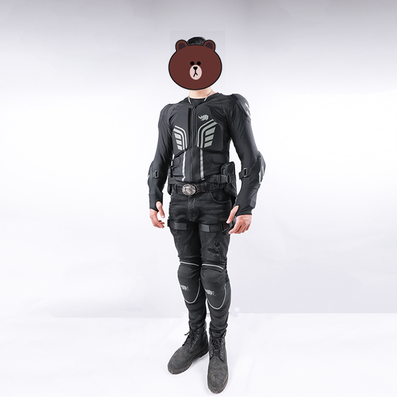 黑犀UD版滑雪护甲上衣单板双板软护甲护背护肩护胸护肘护手加厚