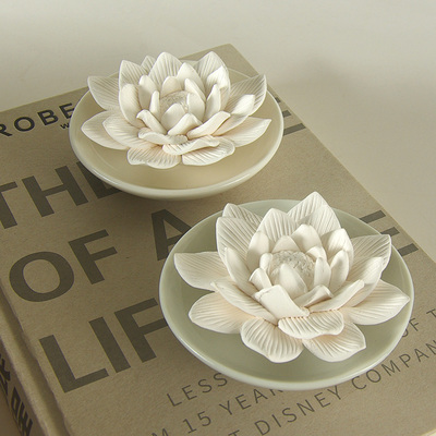 车载扩香石卧室摆件家用石膏香薰洗手间扩香器精油香水留香石持久